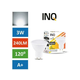 INQ led žarnica - sijalka gu10 3w (24w) nevtralno bela 4000k