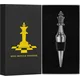 shumee Zamašek za vino Chess King, temno srebrn, popolno darilo