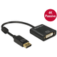 Delock Delock DisplayPort / DVI PrikljuÄŤni kabel [1x MoĹˇki konektor DisplayPort - 1x Ĺ˝enski konektor DVI, 24 + 5 polov] 0.20 m ÄŚrna