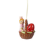 Meblo Trade Bunny Tales ukrasna figurica Anna u košari 6h cm