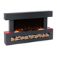 Klarstein Studio Light & Fire 3 Smart kamin 1000/2000 W MDF WiFi kontrola