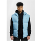 DEF Puffer Vest Blue