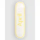 April Skateboards Twin Og Logo - 8.5 Skateboard skate deska yelllow white
