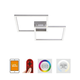 Leuchten Direkt 16429-55 - LED RGB prigušiva svetiljka 2xLED/12,5W/230V + daljinski upravljač