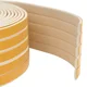 vidaXL Samolepilni tesnilni trak za okna Bela 9 x 3 mm 25 m EPDM pena
