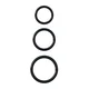 Silicone 3 Ring Stamina Set – Silikonski prsten za penis
