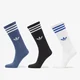 Nogavice adidas 3-Stripes High Crew Socks 3 Pairs White/ Night Marine/ Black S