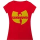 Wu-Tang Clan Logo Red S Ženske Majica