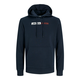 JACK & JONES Majica marine / rdeča / bela