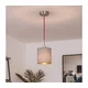 Brilagi - LED luster na sajli NUBILA 1xE27/60W/230V prečnik 14 cm crvena/siva