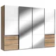 Modern Living Omara Z Drsnimi Vrati Level 36 D, Bela, Barva Hrasta