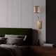 Opviq Zidna lampa Lumora-15339, 14x22x72cm, IP20, Zlatno-smeđa boje