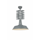 TRIO 305300178 | Detroit-TR Trio visilice svjetiljka s podešavanjem visine 1x E27 beton, bijelo