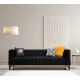 Atelier del Sofa Trosed Bellino 89x75x222cm Crno-Zlatni