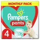 Pampers pants pelene monthly S4, 9-15kg 176 kom