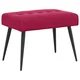 Vidaxl Klop s gumbnim oblazinjenjem Vinorodna rdeča 60 x 40 x 45 cm