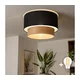 Brilagi - LED plafonski luster CERIA 1xE27/40W/230V prečnik 50 cm crna/bež