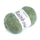Pletena preja mohair Rainbow 100 g - (01-9) zelena barva.