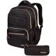 Ranac i pernica set 2/1 Target Glammer Deep Black 28711