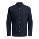 Jack&Jones Moška srajca JJJOE Slim Fit 12187222 Navy Blaze r (Velikost XL)