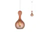Redo 01-2260 - Luster na sajli LOB 1xE27/42W/230V, prečnik 22 cm, bakar