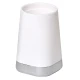 Kozarec za ščetke Tendance 6134100 PVC/krom, bel