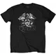 Queen Majica Crest Logo Unisex Black S