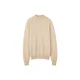 GOBI Cashmere Pulover Mens Essential Mock Neck Cashmere Sweater bež