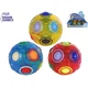 Brain games puzzle žogica 6,5 cm v mreži - mešanica barv (modra, rumena, rdeča)