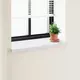 vidaXL Okenski nadstrešek Bela 60 x 40 x 4,5 cm PVC
