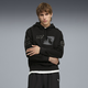 Mens Puma GRAPHIC Forest Hoodie, Black, Size XS, Men