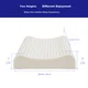 Paratex Jastuk, 50 × 30 × 7/9 cm, Beli