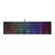 White Shark GK 001214 GLADIUS Gejmerska tastatura sa pozadinskim osvetljenjem, RS, Crna