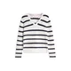 TOMMY HILFIGER Pulover mornarska/bela