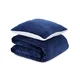 Komplet Dormeo Warm Hug moder 200x200 cm