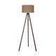 Duolla - Podna lampa 1xE27/60W/230V prečnik 44 cm braon