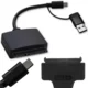 shumee Pretvornik USB ali USB-C 3.0 v SATA - adapter za 2,5-palčni trdi disk