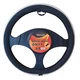 Car Line Navlaka za volan sa cirkonima Onyx 38cm , Crno - siva
