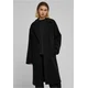 Womens oversized long coat black