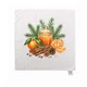 Damast prt Winter Mandarin 40x40 cm EMI