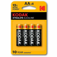 Kodak Xtralife Alkaline AA LR6 4x