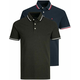 Jack&Jones 2 PAKET - moška polo triko JJEPAULOS Slim Fit 12191216 Navy Blaze r Forest Night (PLAY1) (Velikost XL)