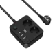 slomart Razdelilec s 2x Schuko vtičnici, 2x USB A/C, 2m, IP20, bel