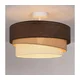 Brilagi - Plafonski luster TRIO 1xE27/60W/230V prečnik 40 cm braon/bež/bela