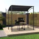 vidaXL Paviljon za žar 215x150x220 cm antraciten iz jekla