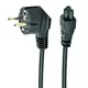 Gembird PC-186-ML12-1M Detelina napojni kabl za notebook, 1m, Crni