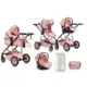 Dečija kolica Midas Set 2u1 Pink - Cangaroo kolica za devojčice