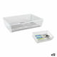 Organizator Pribora za Jelo Confortime Metal Bijela 21,8 x 15,24 x 5,2 cm (12 kom.)