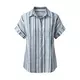 Imily Bela Bluza modra/svetlo modra/bela