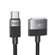 Hoco USB-C kabel za Mag3 Hoco, 5 A, 140 W, magnetni, 1,8 m, U141, črn